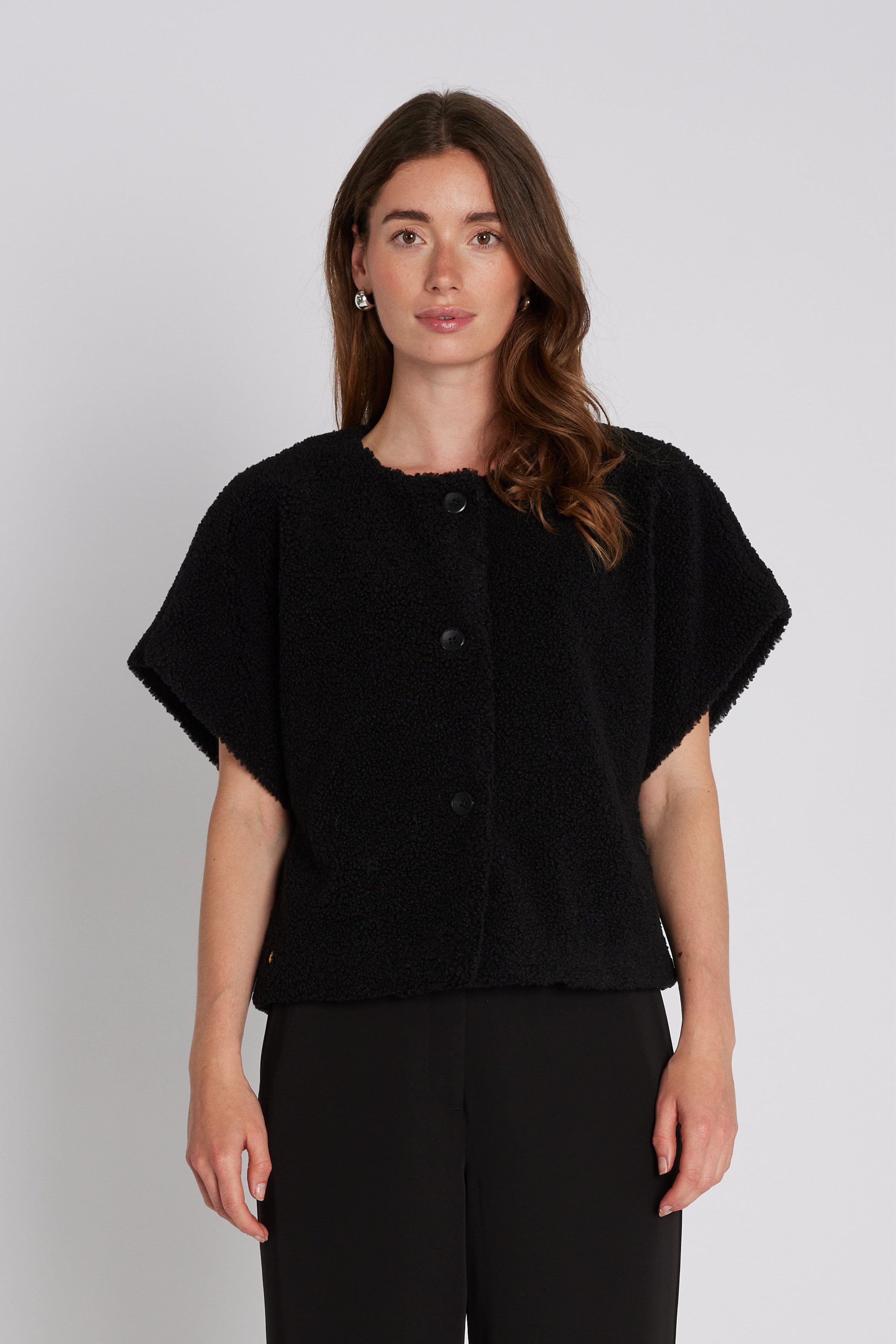 PBO Vest - PboTeddy Vest i Sort