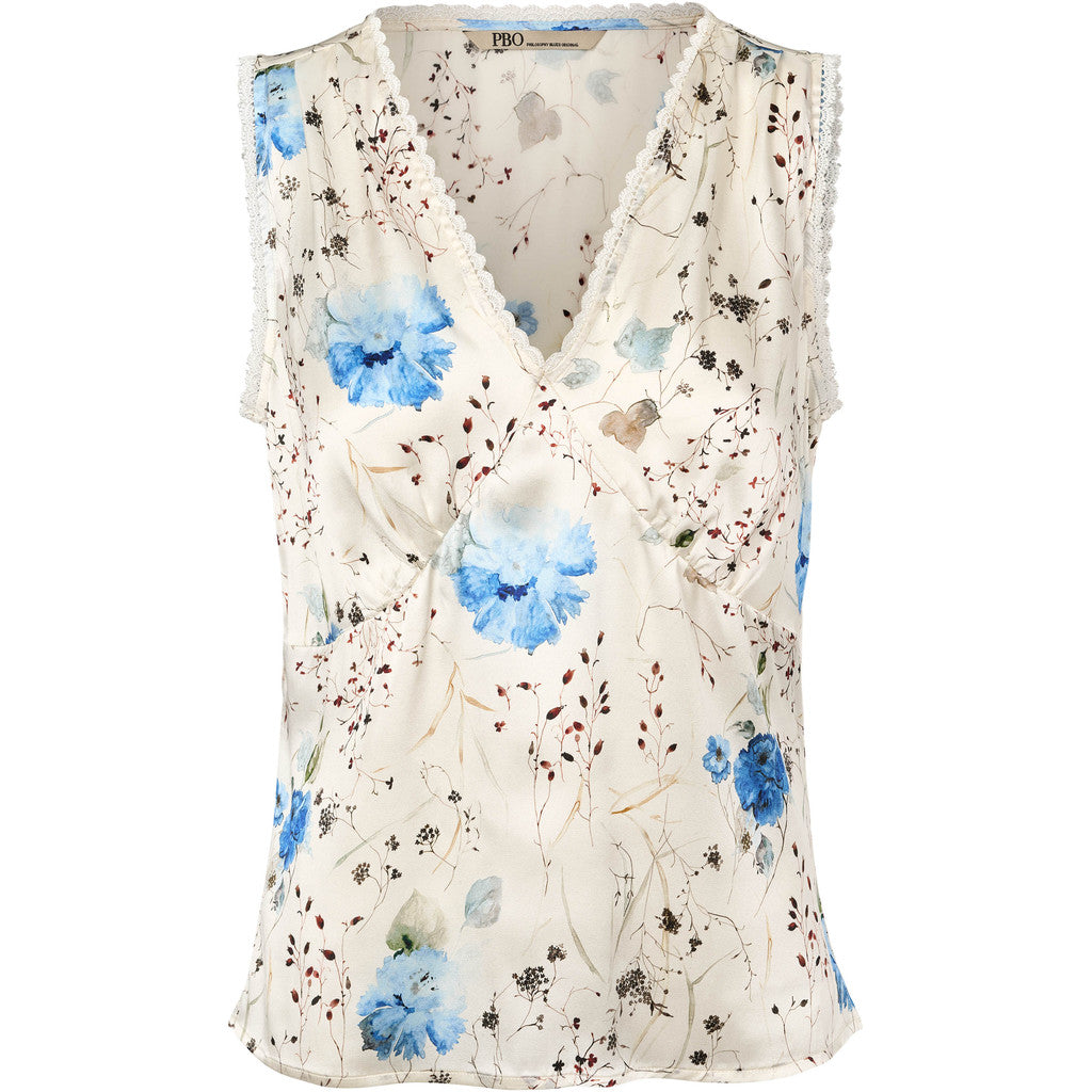 PBO Top - PBOTilono Silke Top i Light Flower