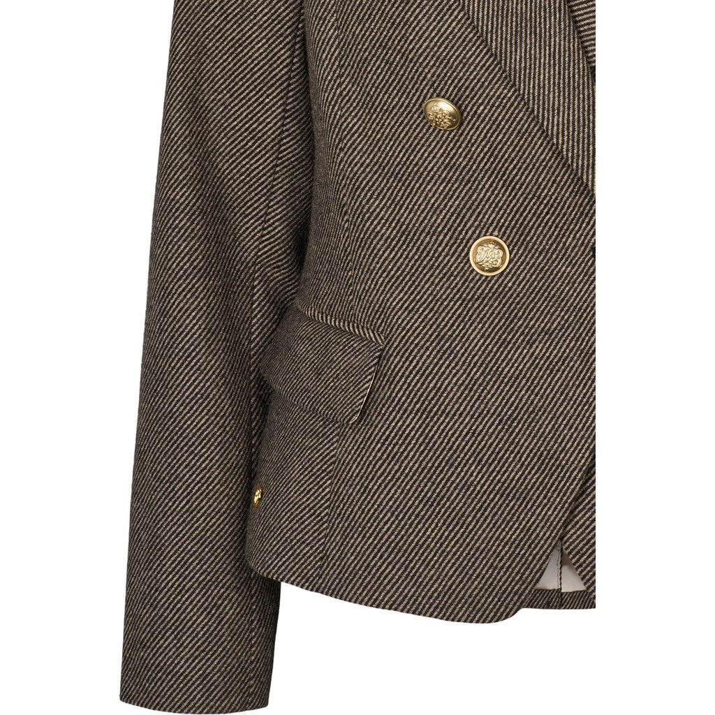 PBO Blazer - PBOCrombie Blazer i Balck-Beige