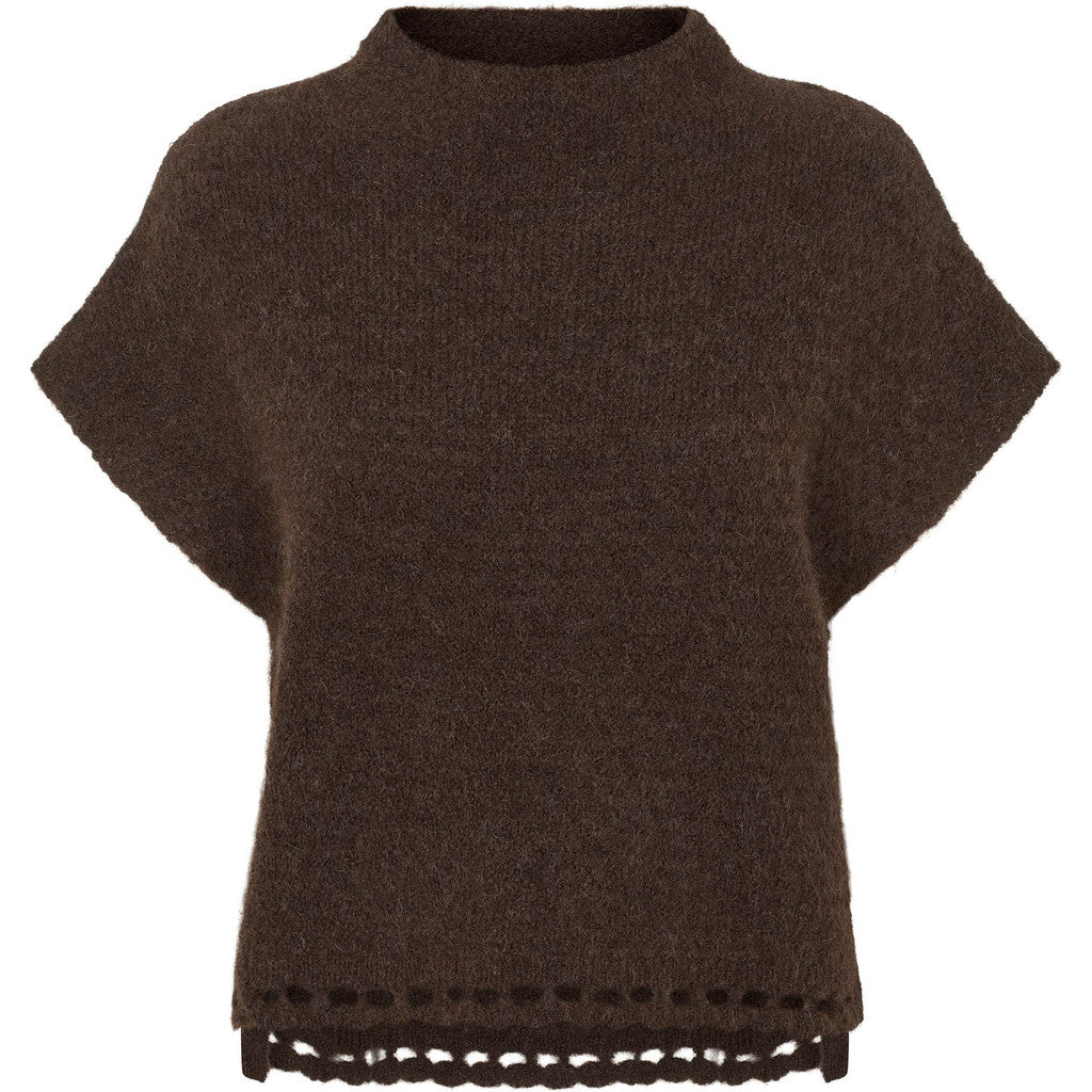 PBO Vest - PBOVallio Strik Vest i Chocolate