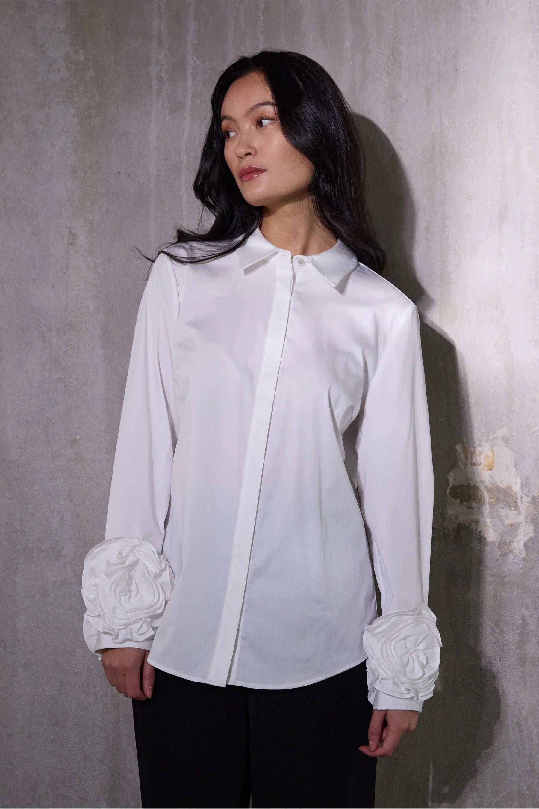 PBO Skjorte - PboRosa Skjorte i Star White