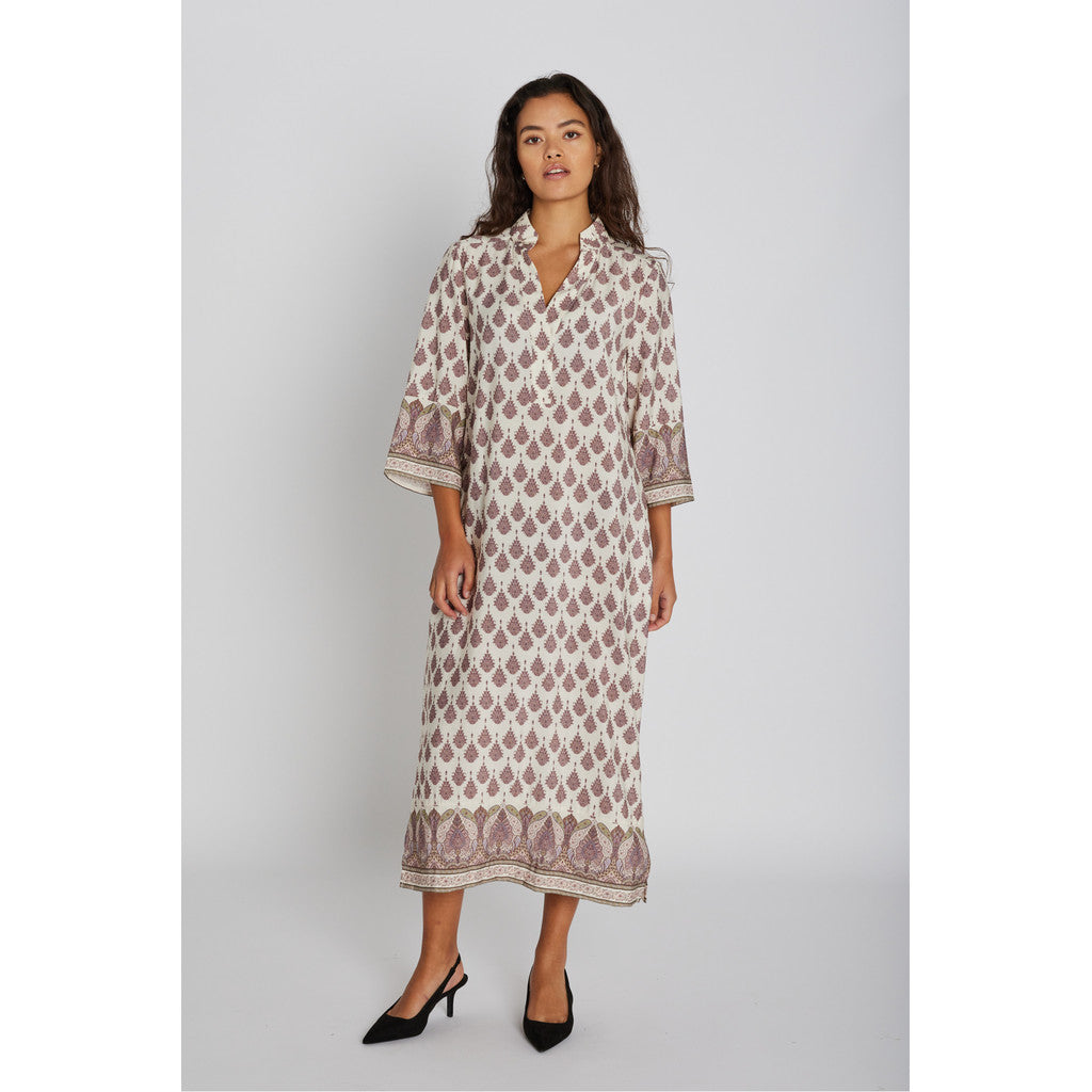 PBO Kjole - PboVila Lang Kjole i Paisley