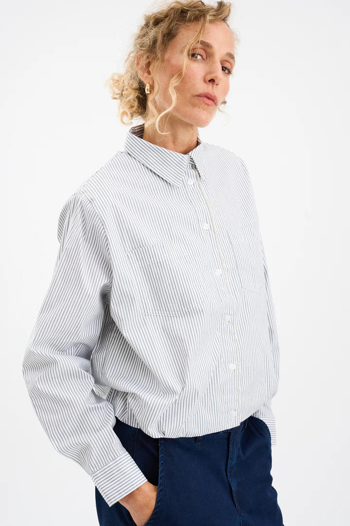 Pieszak Skjorte - PD-Chania Ballon Skjorte i Striber