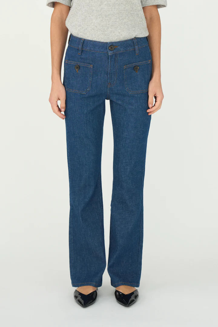Pieszak Jeans - PD-Jelena 70´s Jeans Wash Viareggio Denim Blue