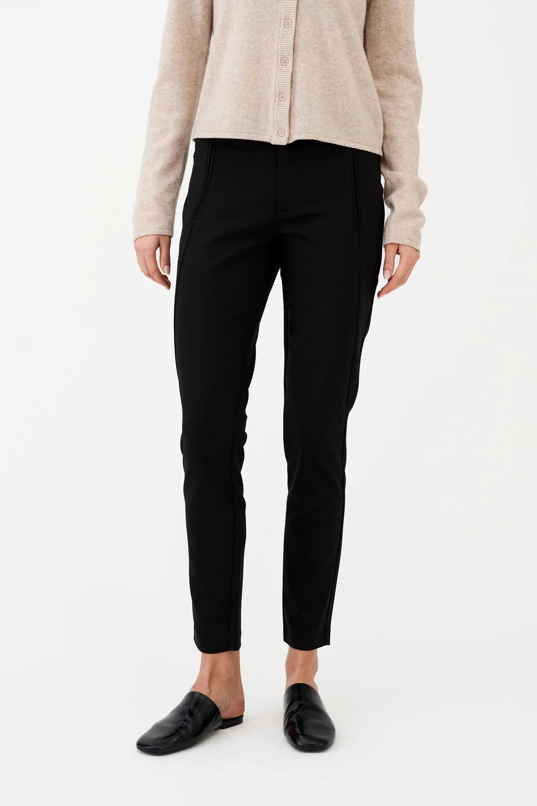 Pieszak Bukser - PD-New Melanie Cropped Bukser i Sort