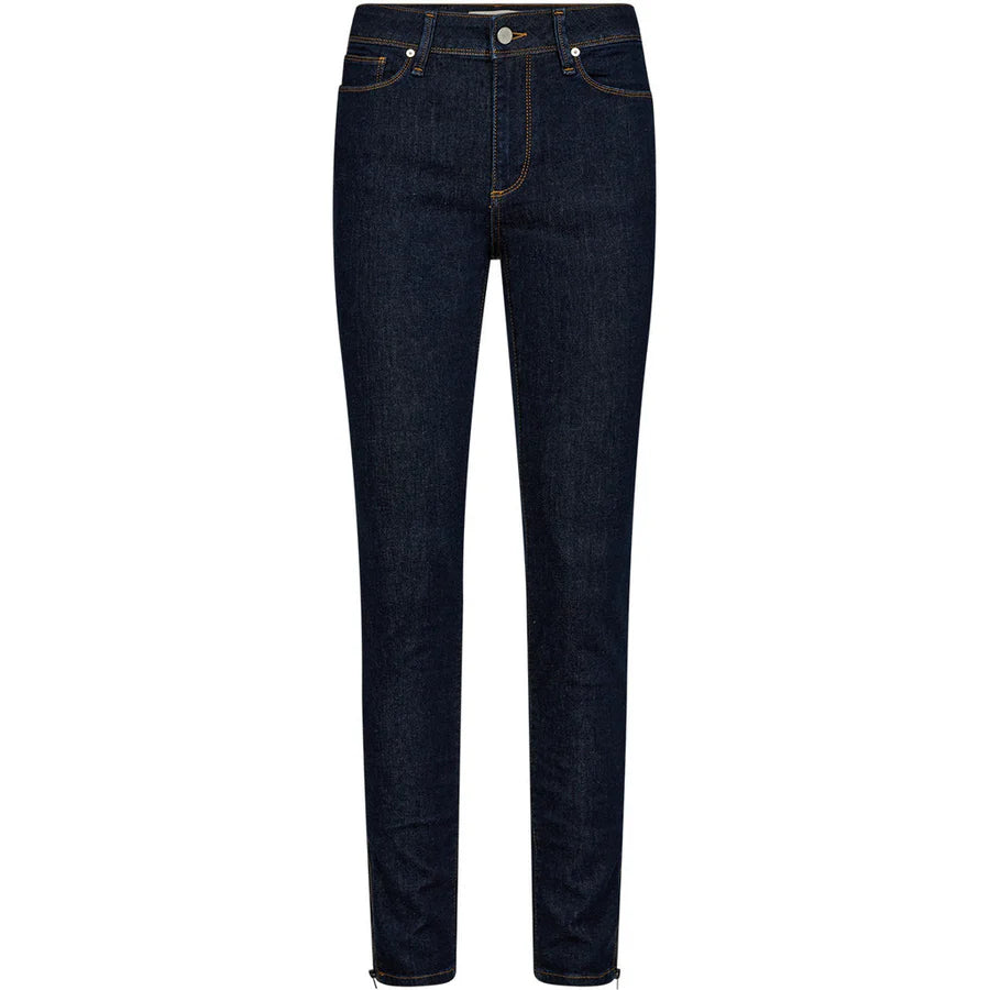 Pieszak Jeans - PD-Poline Cropped Jeans Zip Wash Rinse Sunday i Rinse Denim