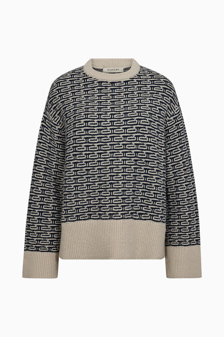 Pieszak Strik - Talia Strik Bluse i Midnight Navy