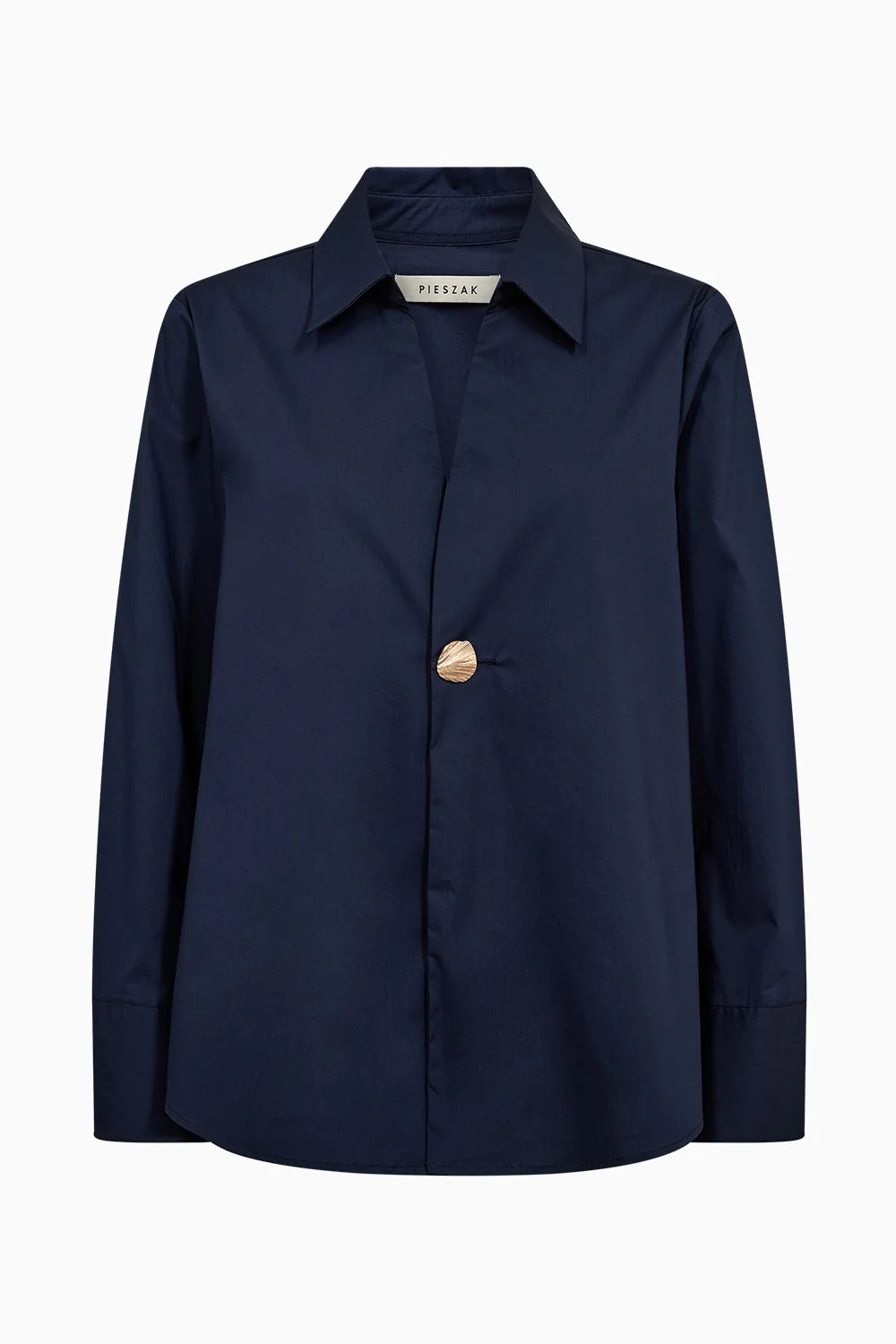 Pieszak Skjorte - PD-Tulip Poplin Botton Skjorte i Midnight Navy