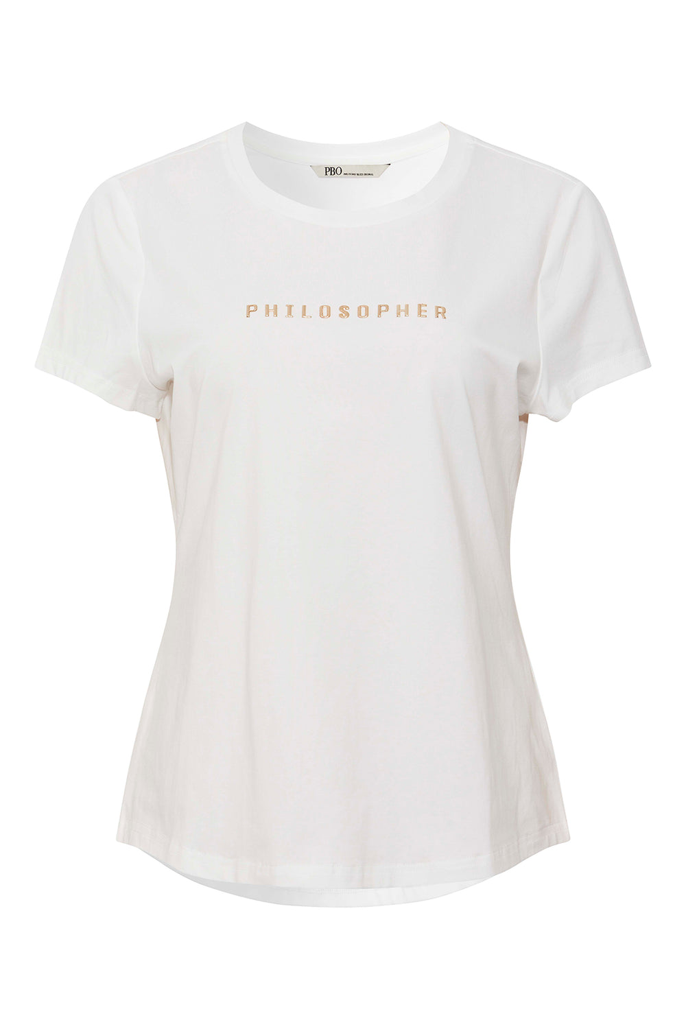 PBO T-shirt - Philosopher T-Shirt i Hvid