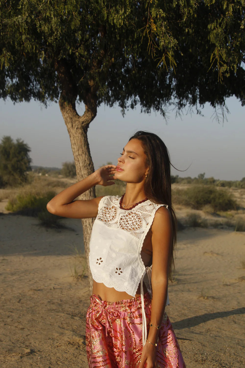 Lollys Laundry Top - PortobelloLL Top LS i Hvid