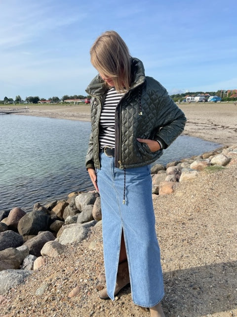 Coster Copenhagen Nederdel - CC Heart Skylar Nederdel i Army