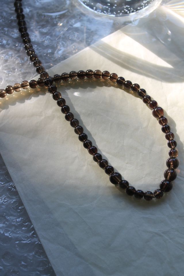 Stine A Halskæde - 2068 Cherie Bon Bon Halskæde i Mocha Brune Perler