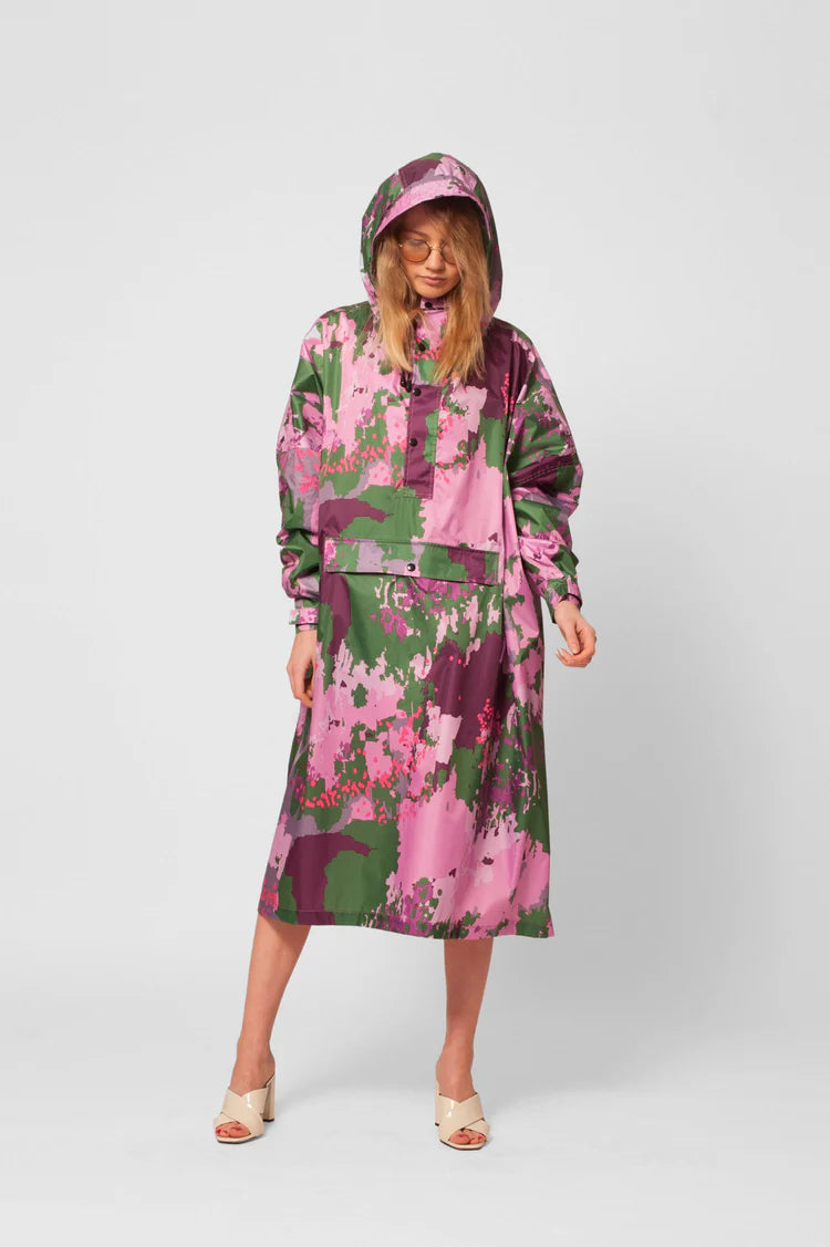 Rain Kiss Regn Poncho - Regn Poncho i Digi Spring Camo