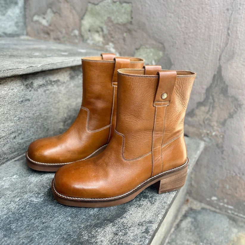 COPENHAGEN SHOES Støvler - Say More Støvler i Brun Tan