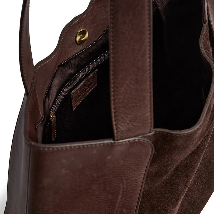 Depeche Taske - 16892 Madrid Shopper Taske i Chocolate