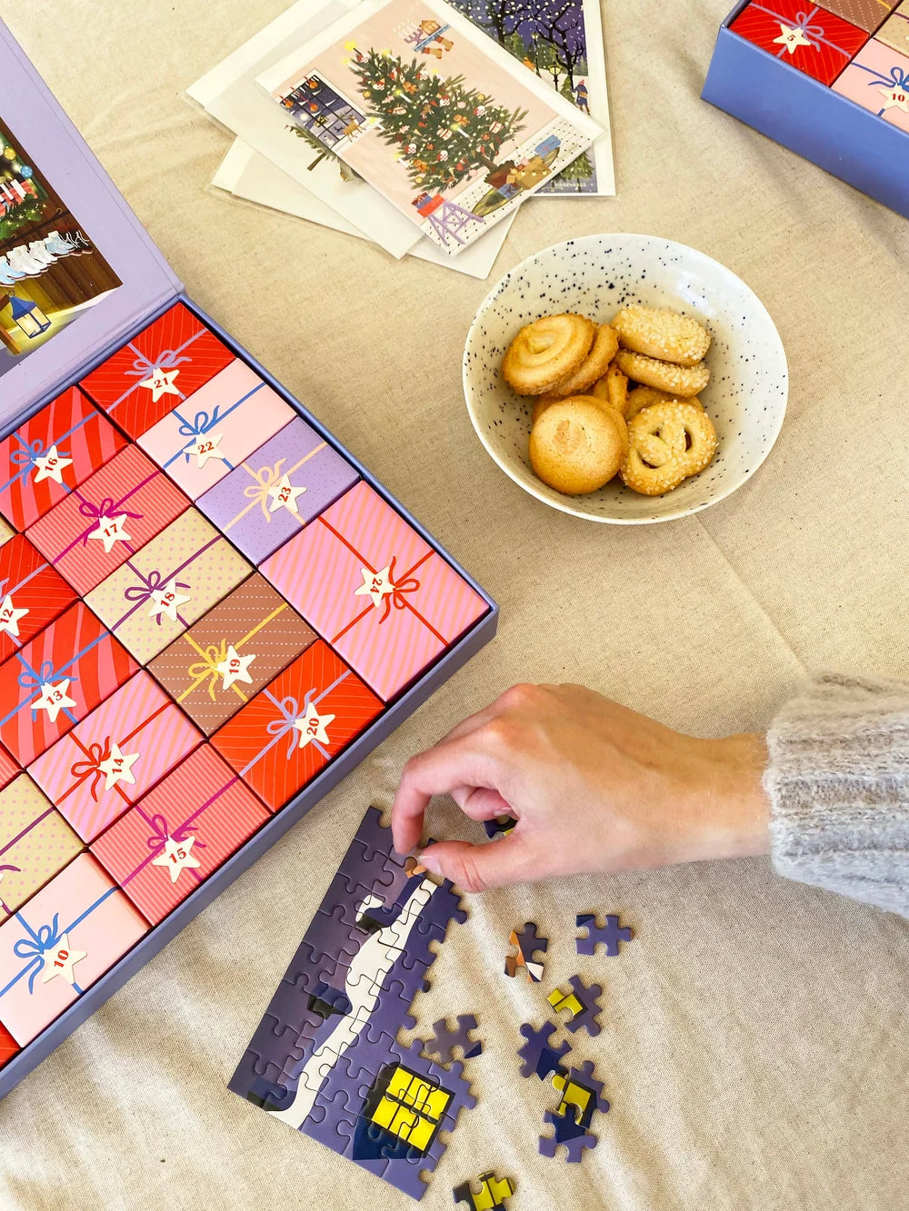 Visse Vasse Kalender - Julekalender Skate & Coffee Puslespil
