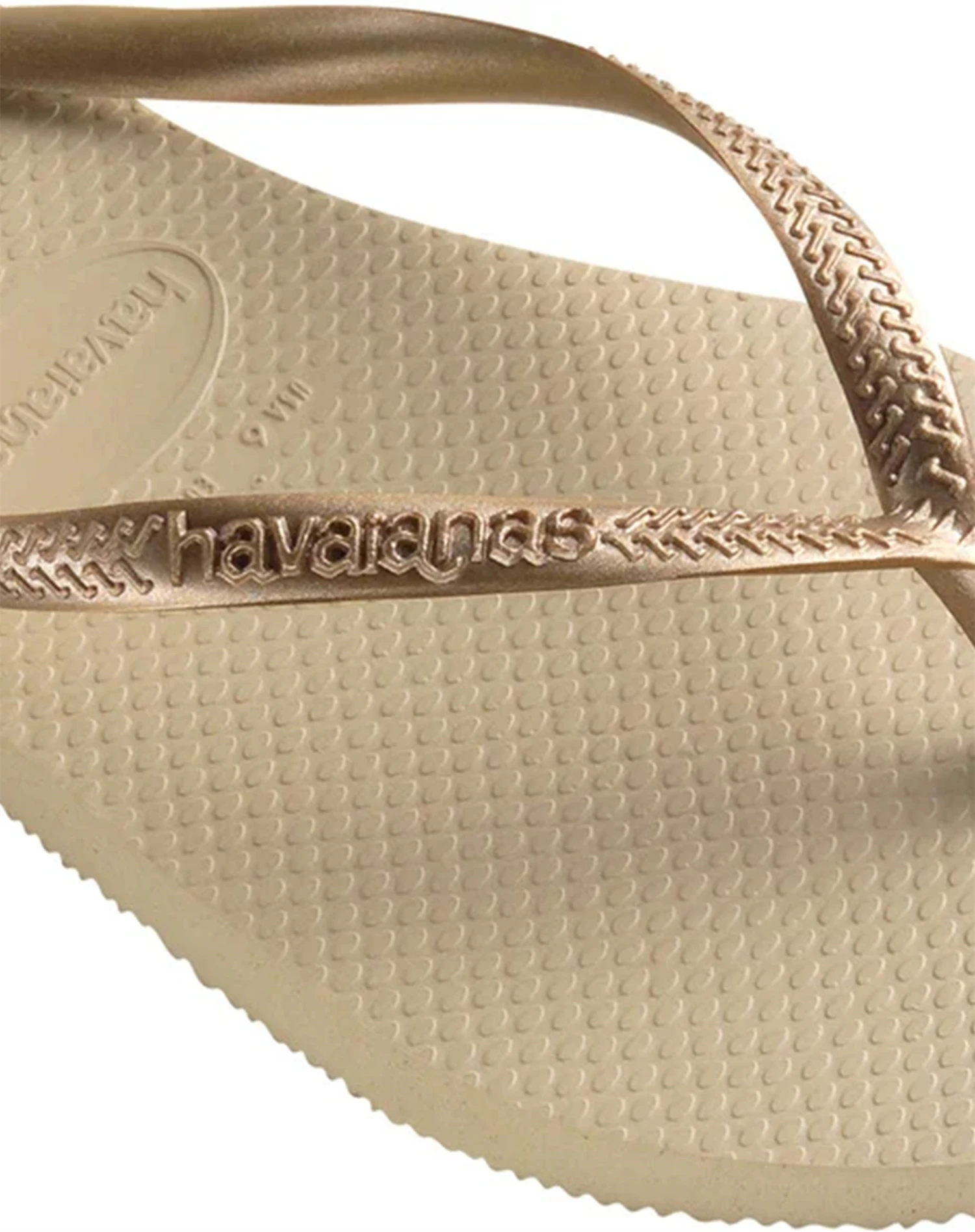Havaianas Klipklappere - Hav Slim Klip Klap i Sand Grey Med Light Gold