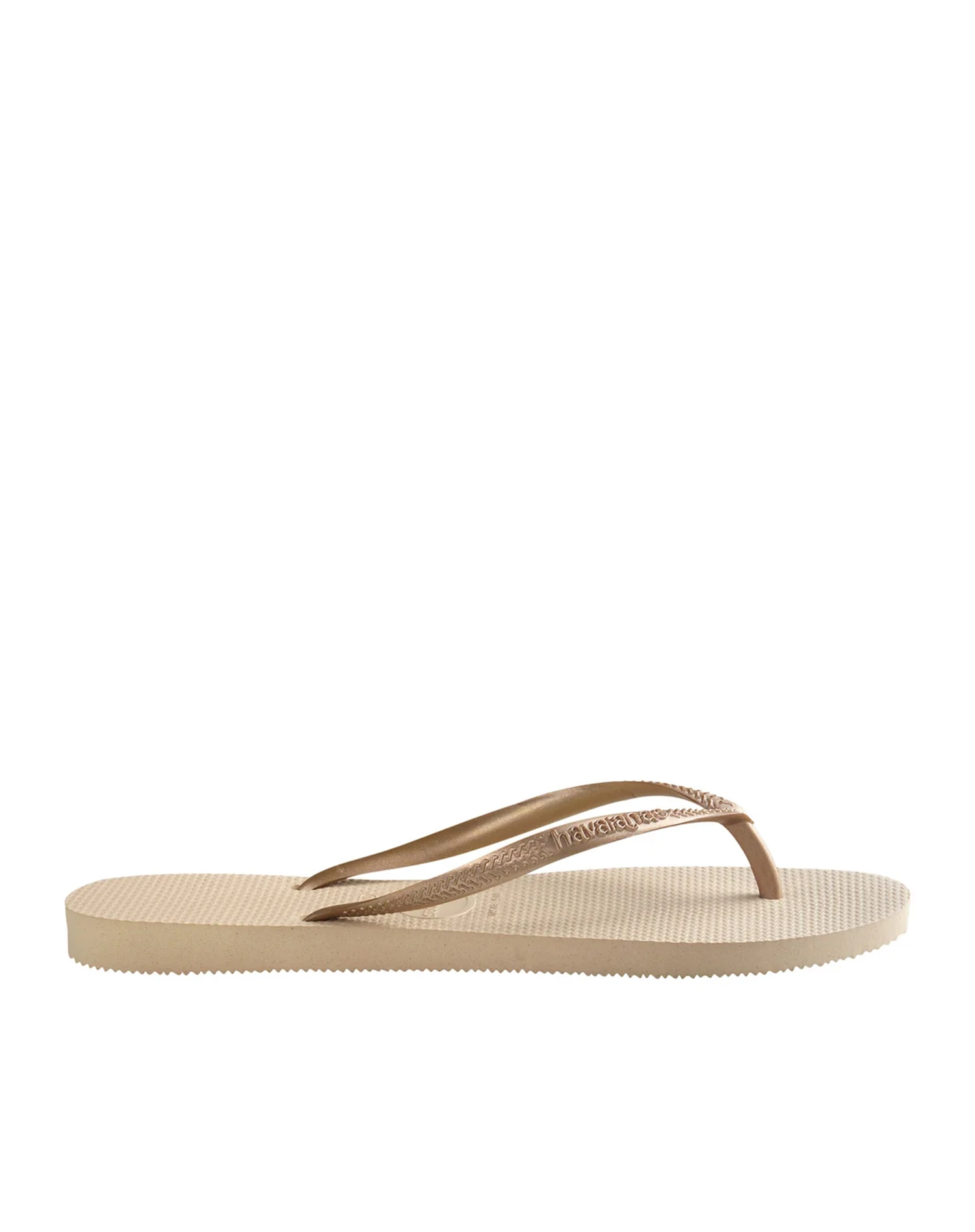 Havaianas Klipklappere - Hav Slim Klip Klap i Sand Grey Med Light Gold