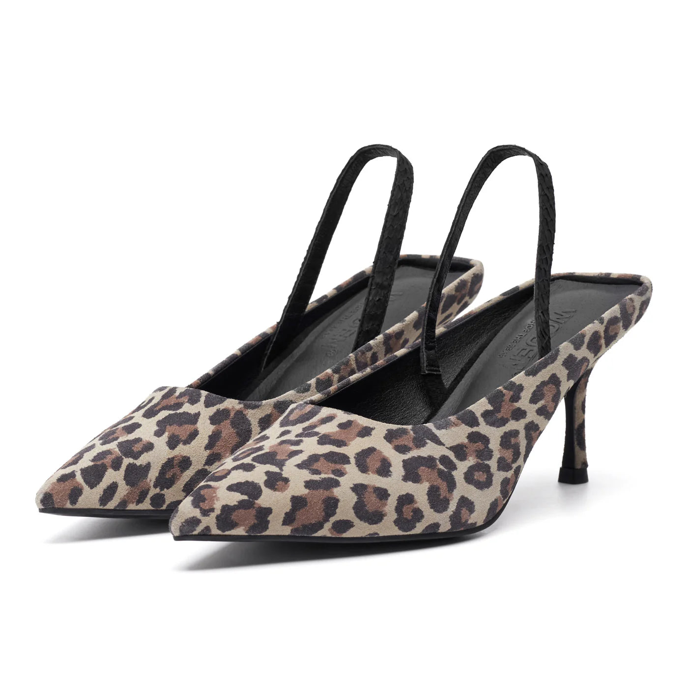 Woden Sko - Sophie Leo Slingback Sko i Leopard