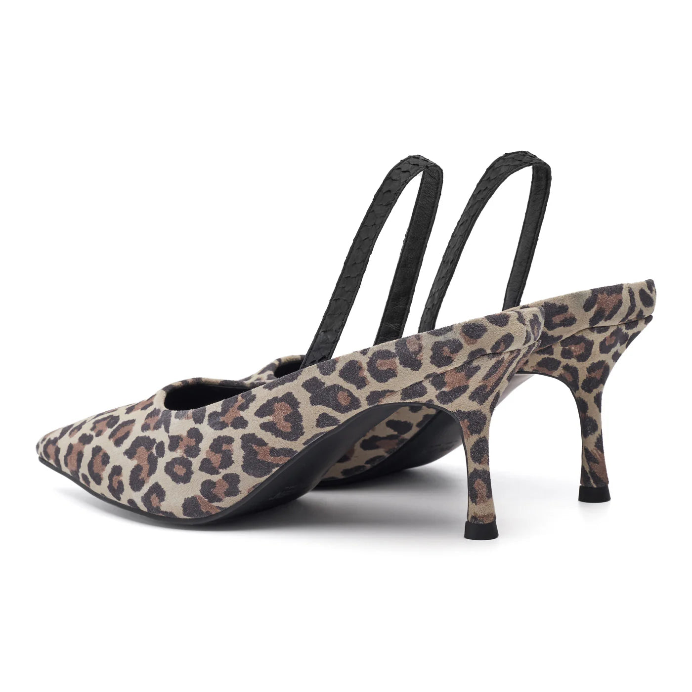 Woden Sko - Sophie Leo Slingback Sko i Leopard