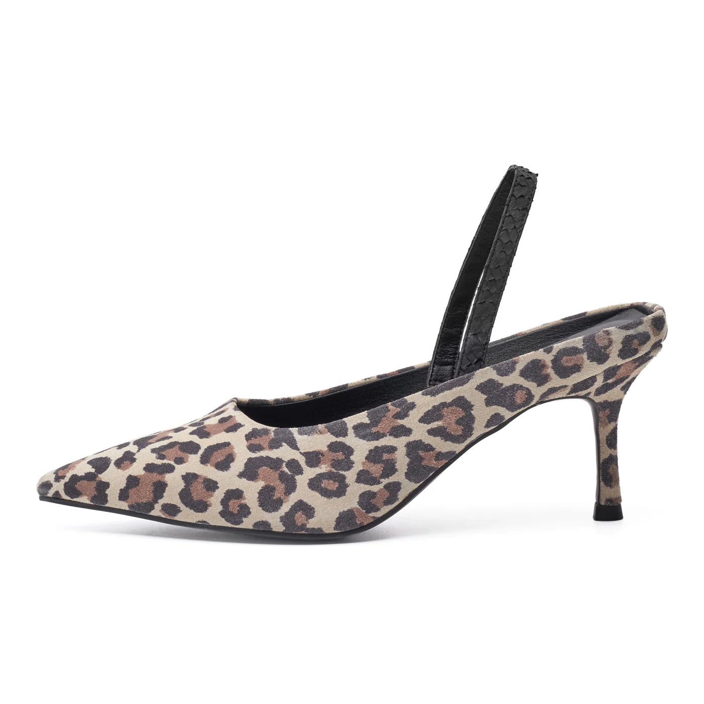 Woden Sko - Sophie Leo Slingback Sko i Leopard