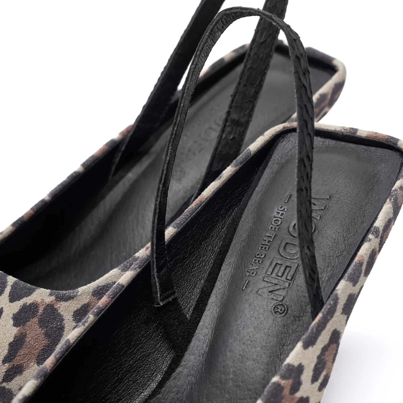 Woden Sko - Sophie Leo Slingback Sko i Leopard