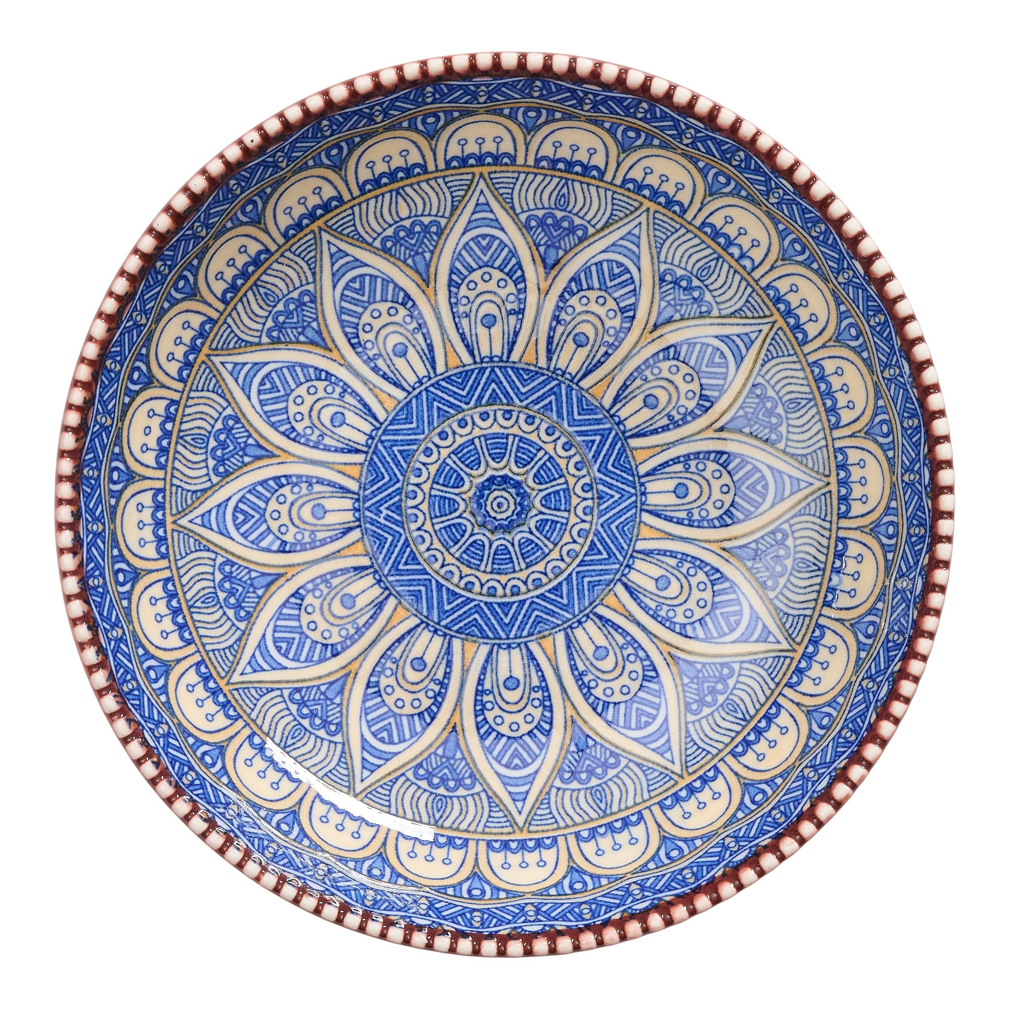 By Spliid Keramik Skål - 4219 Azul Lav Skål Ø 14x3,5