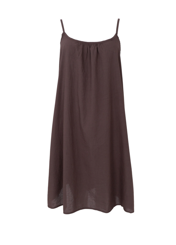 Black Colour Kjole - BcMinna Strop Kort Strop Kjole i Coffee