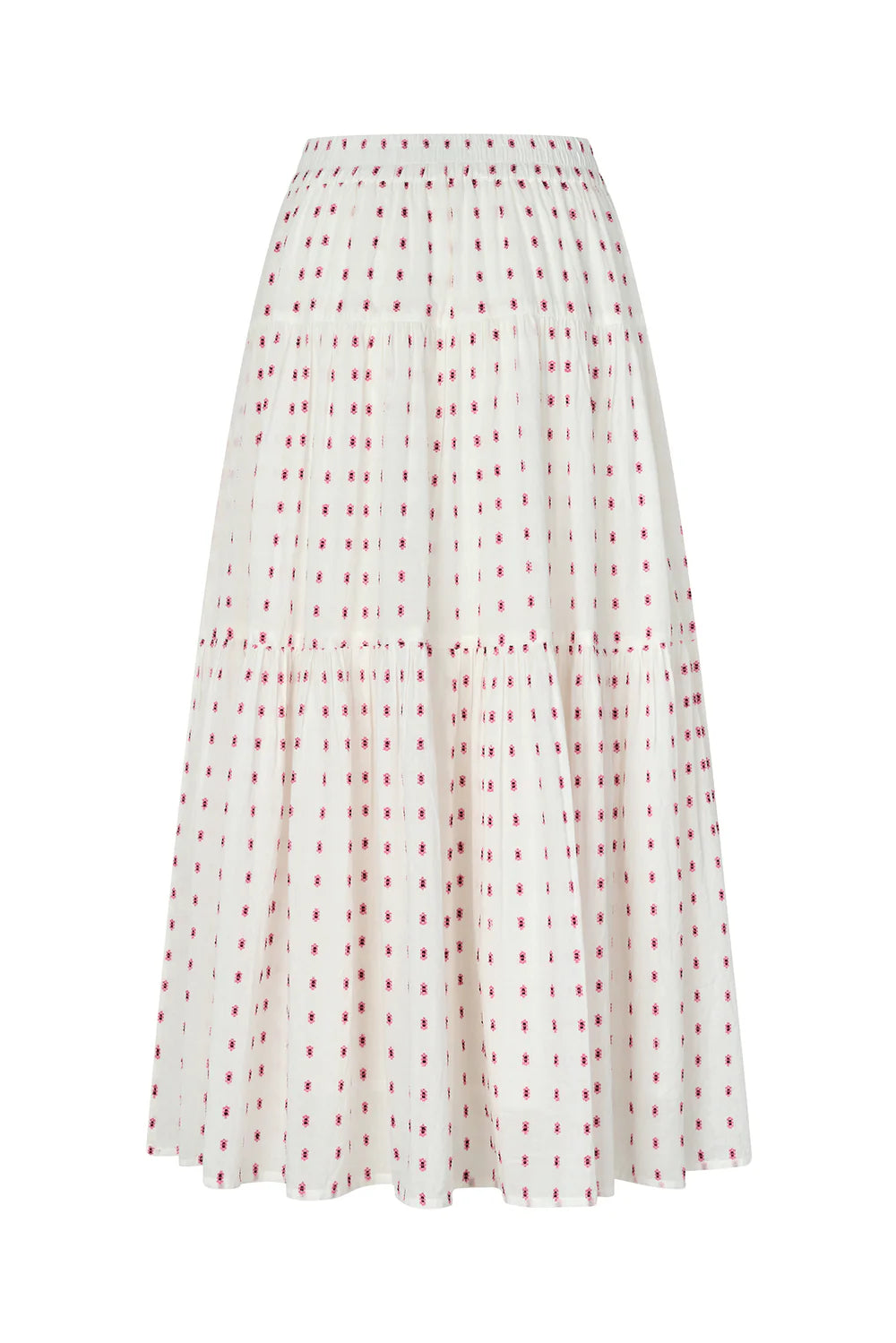 Lollys Laundry Nederdel - SunsetLL Maxi Nederdel i Creme