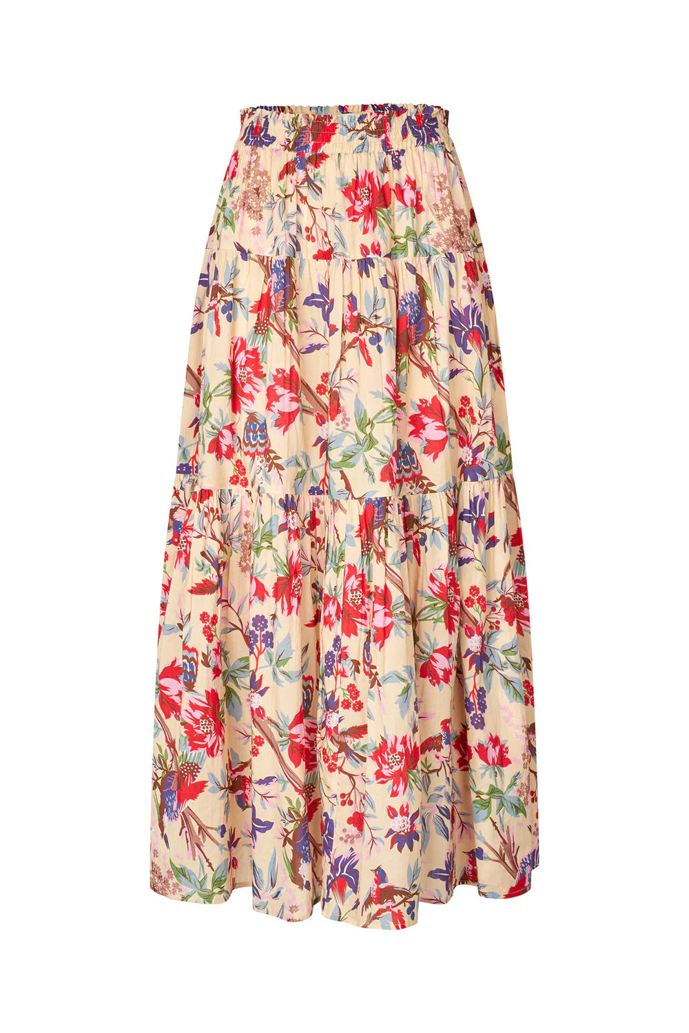 Lollys Laundry Nederdel - SunsetLL Maxi Nederdel i Flower Print
