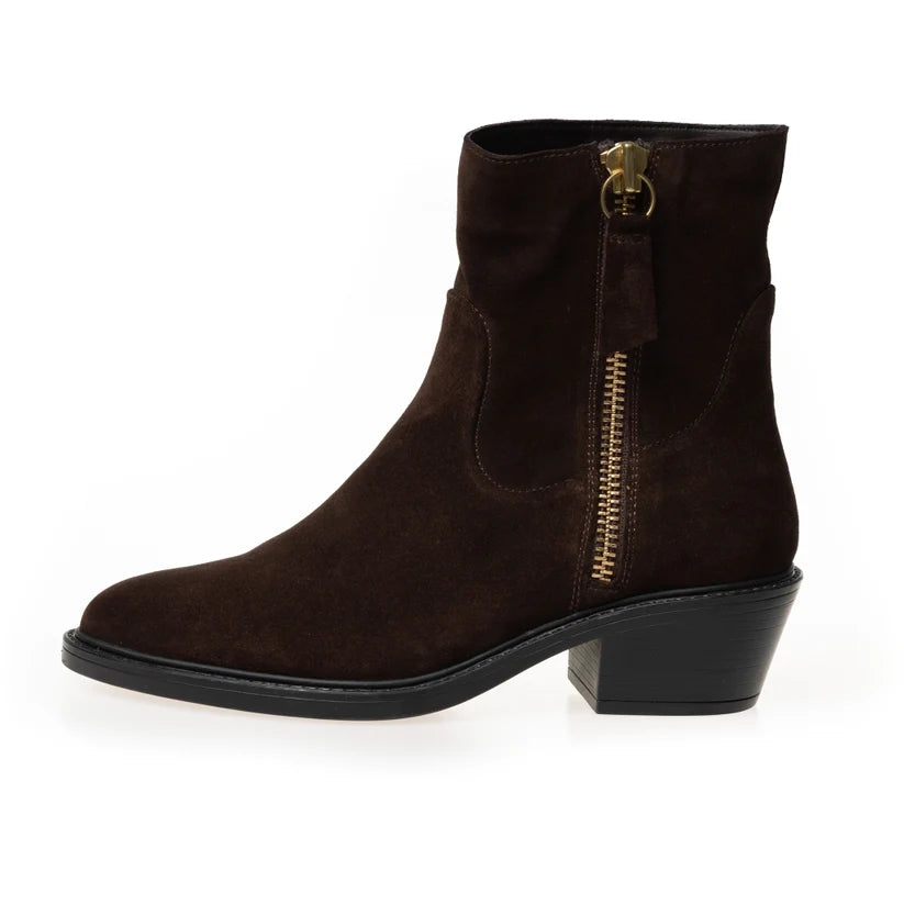 COPENHAGEN SHOES Støvler - The Sound Suede Støvler i Dark Brown