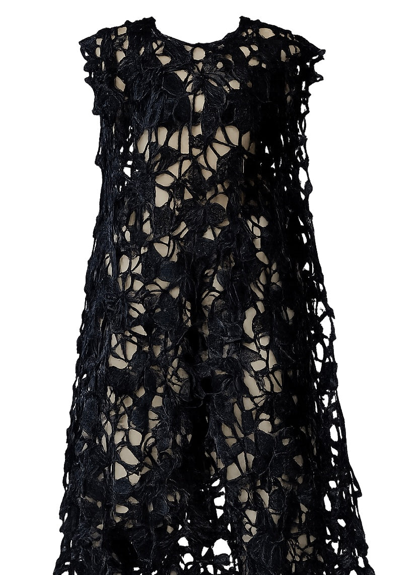 Tim & Simonsen Kjole - Bodil Lace Kjole i Sort