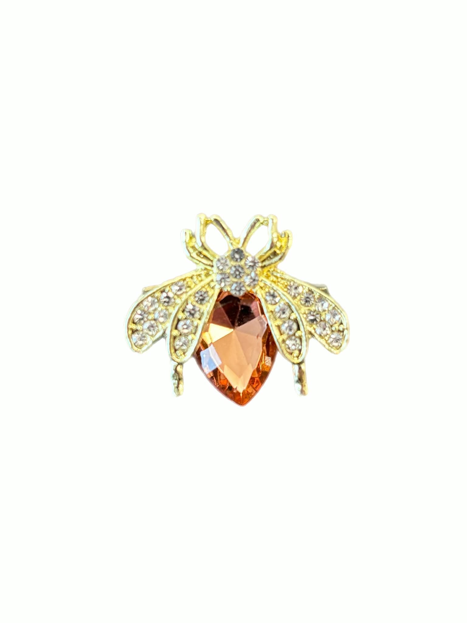 Tim & Simonsen Broche - 684 Lucille Pin Broche i Apricots Forgyldt