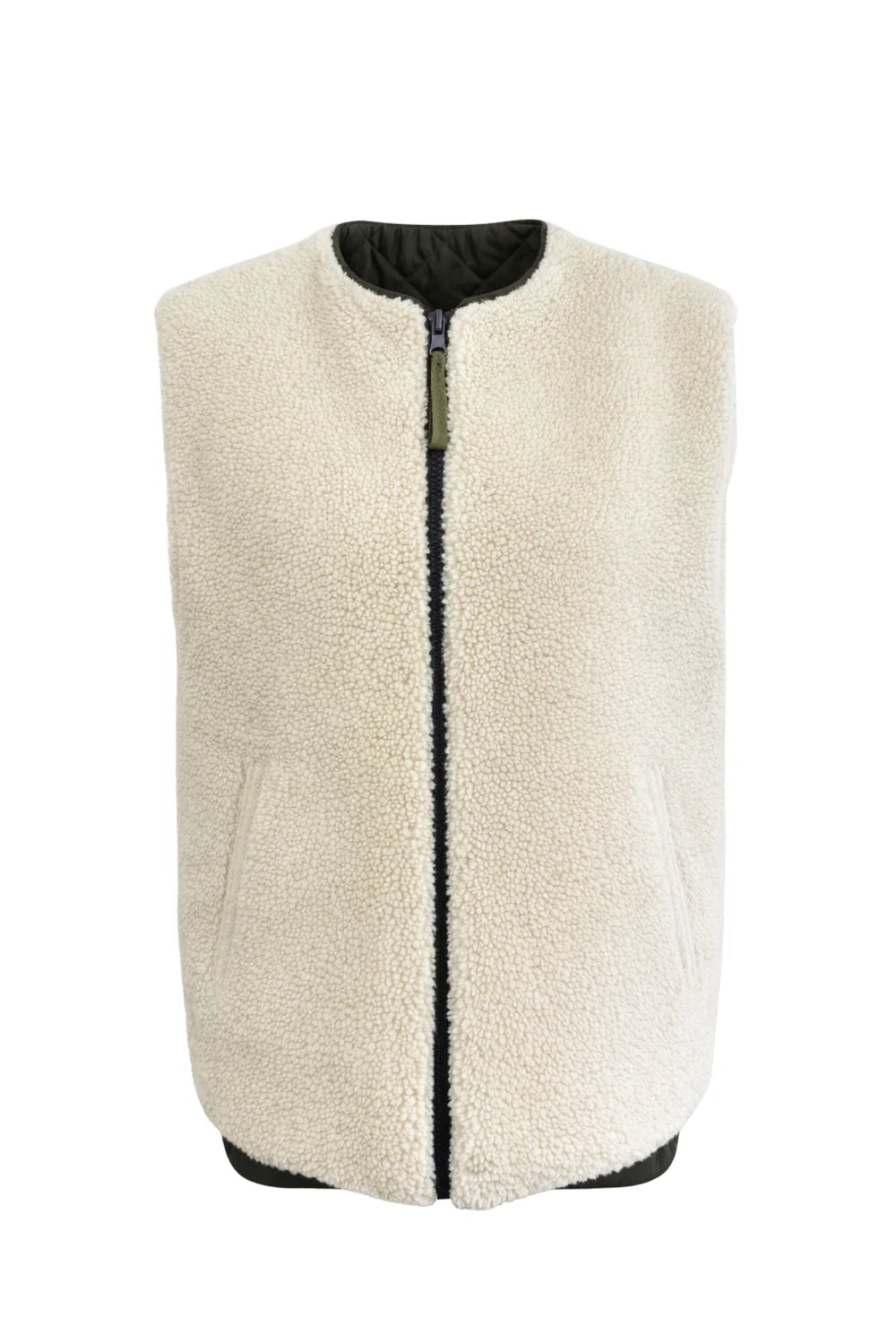 Lollys Laundry Vest - UnityLL Vendbar Vest i Dark Green
