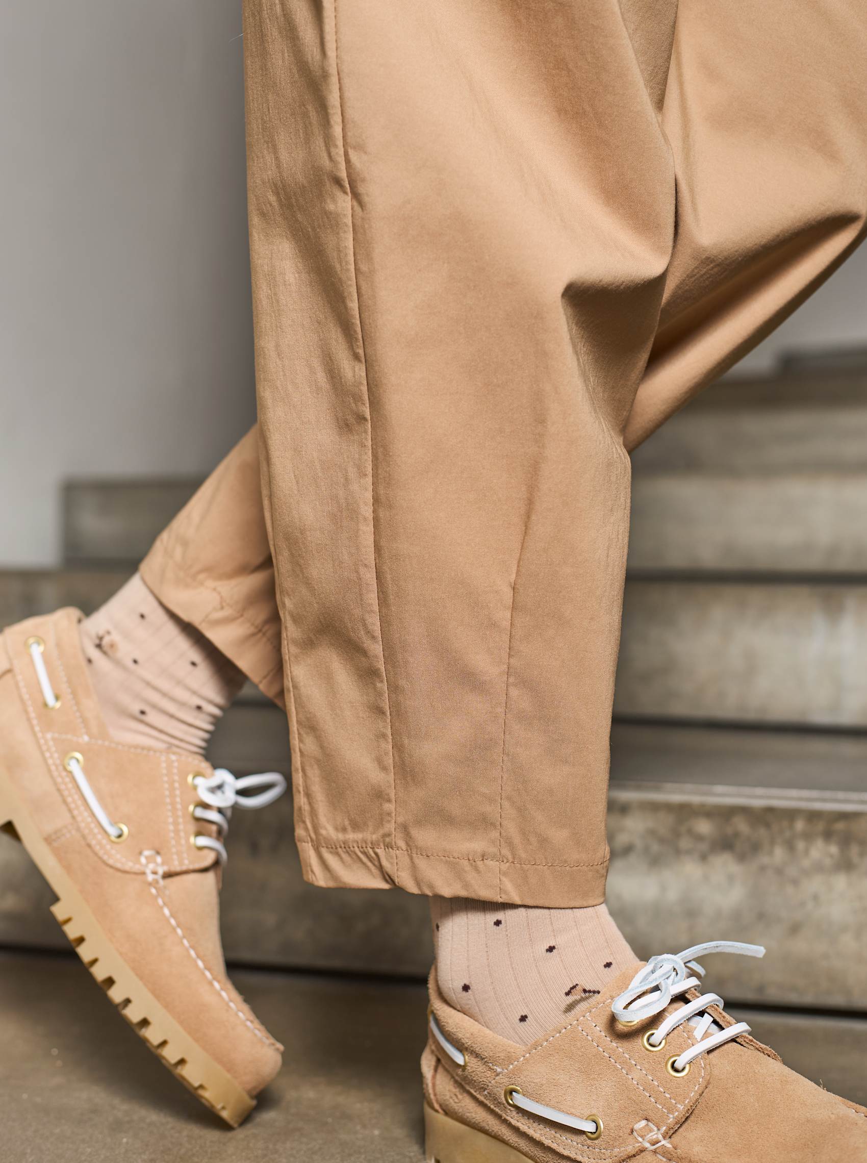 Black Colour Bukser - BcBeate Barrel Bukser i Latte