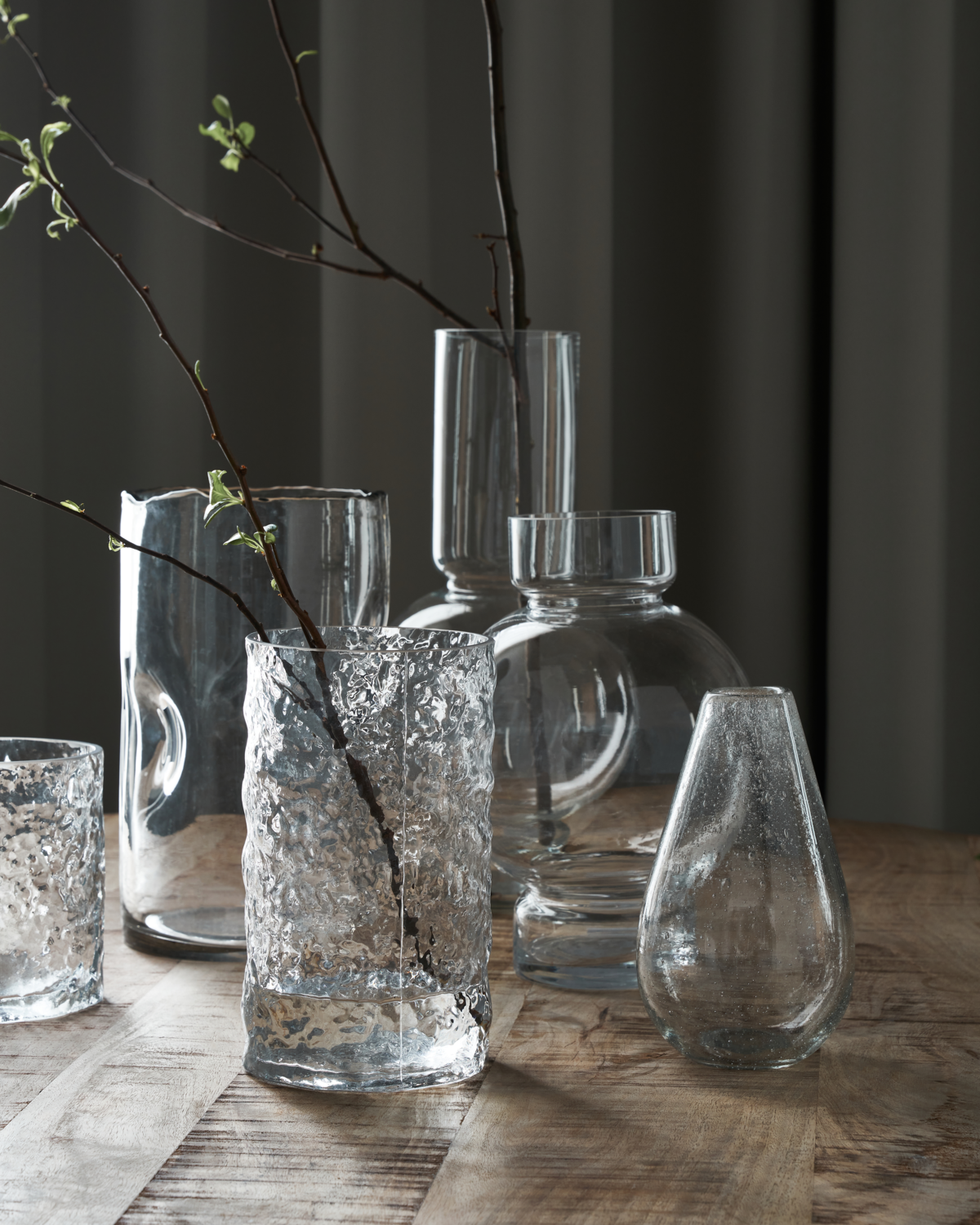 House Doctor Vase - Vase, Stor HDHuri i Klar Glas