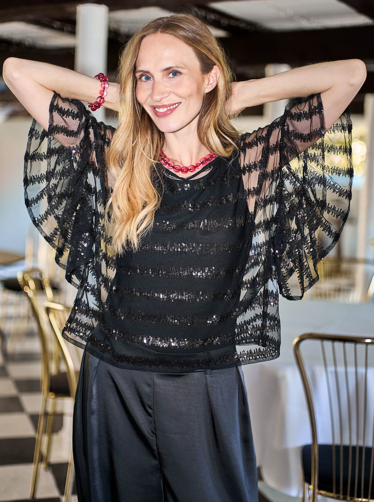 Black Colour Bluse - BcLilliana Bluse i Sort