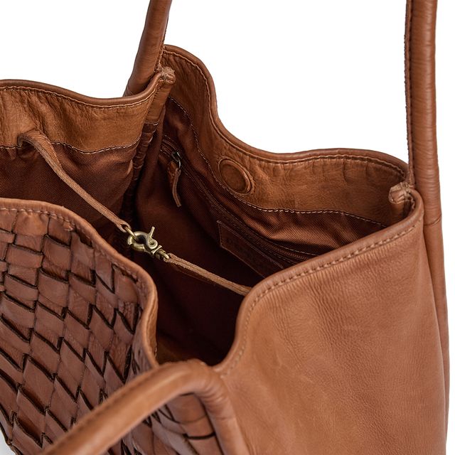 Depeche Taske - 16852 Warsaw Taske i Vintage Cognac