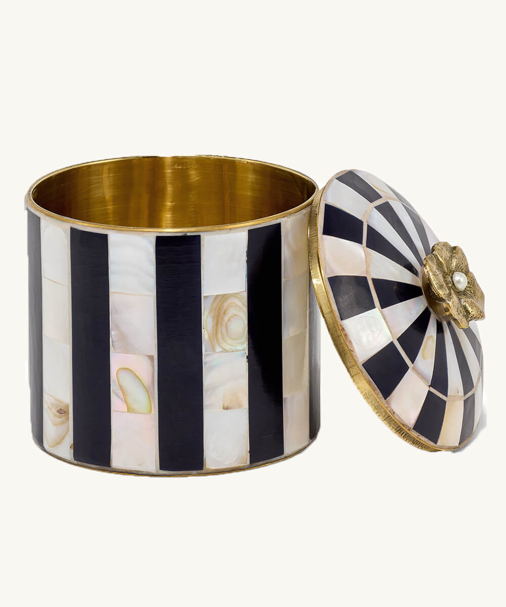 Doing Goods Box - Zoey Flower Circus Box Large i Navy
