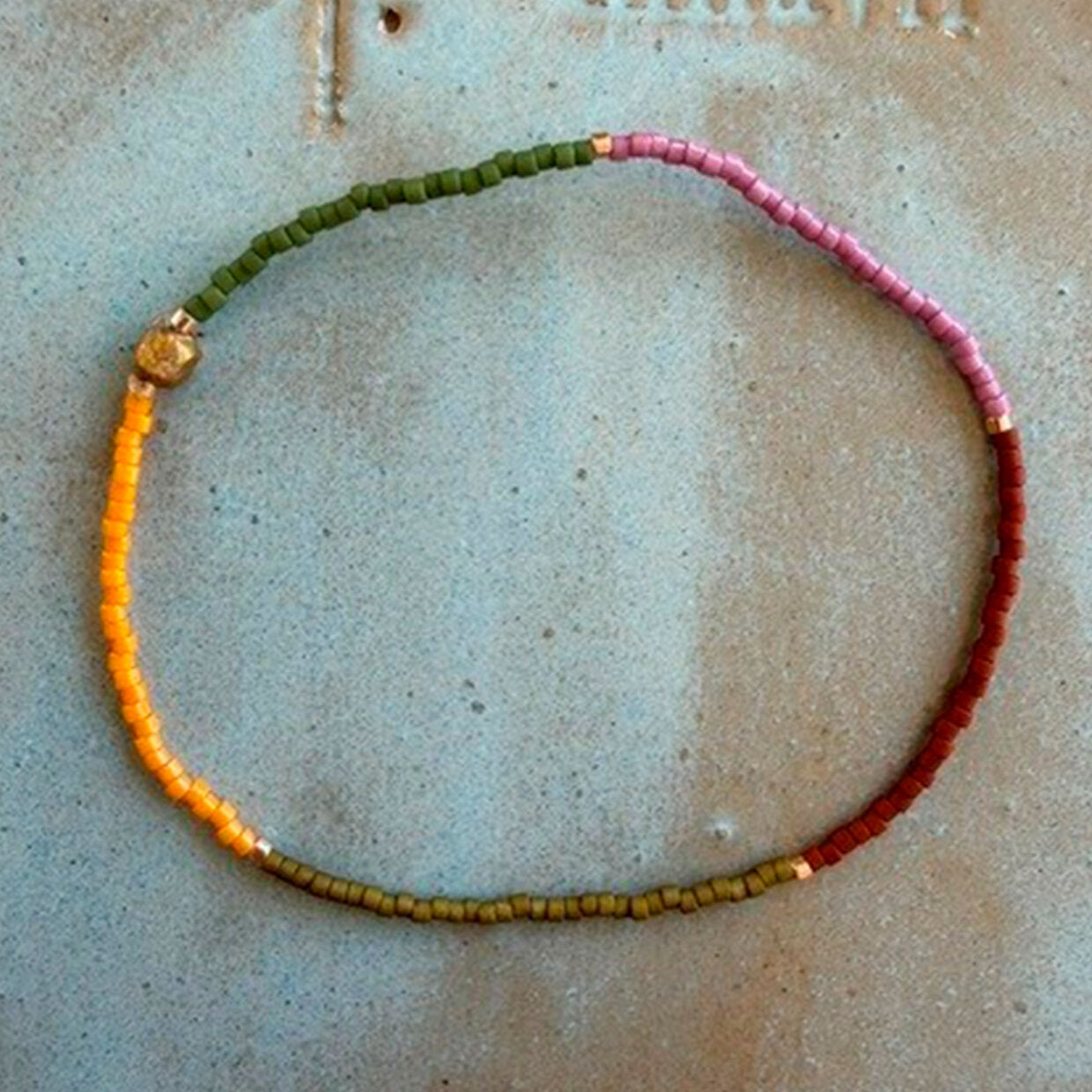 Annavii Armbånd - Ruby Armbånd i Rosa Mix