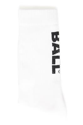 BALL ORIGINAL Strømper - BaDibase Ball Strømper i Hvid Med Sort Logo