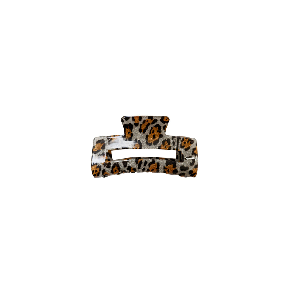 Black Colour - BcBerlin Hårklemme i Silver/Gold Leopard