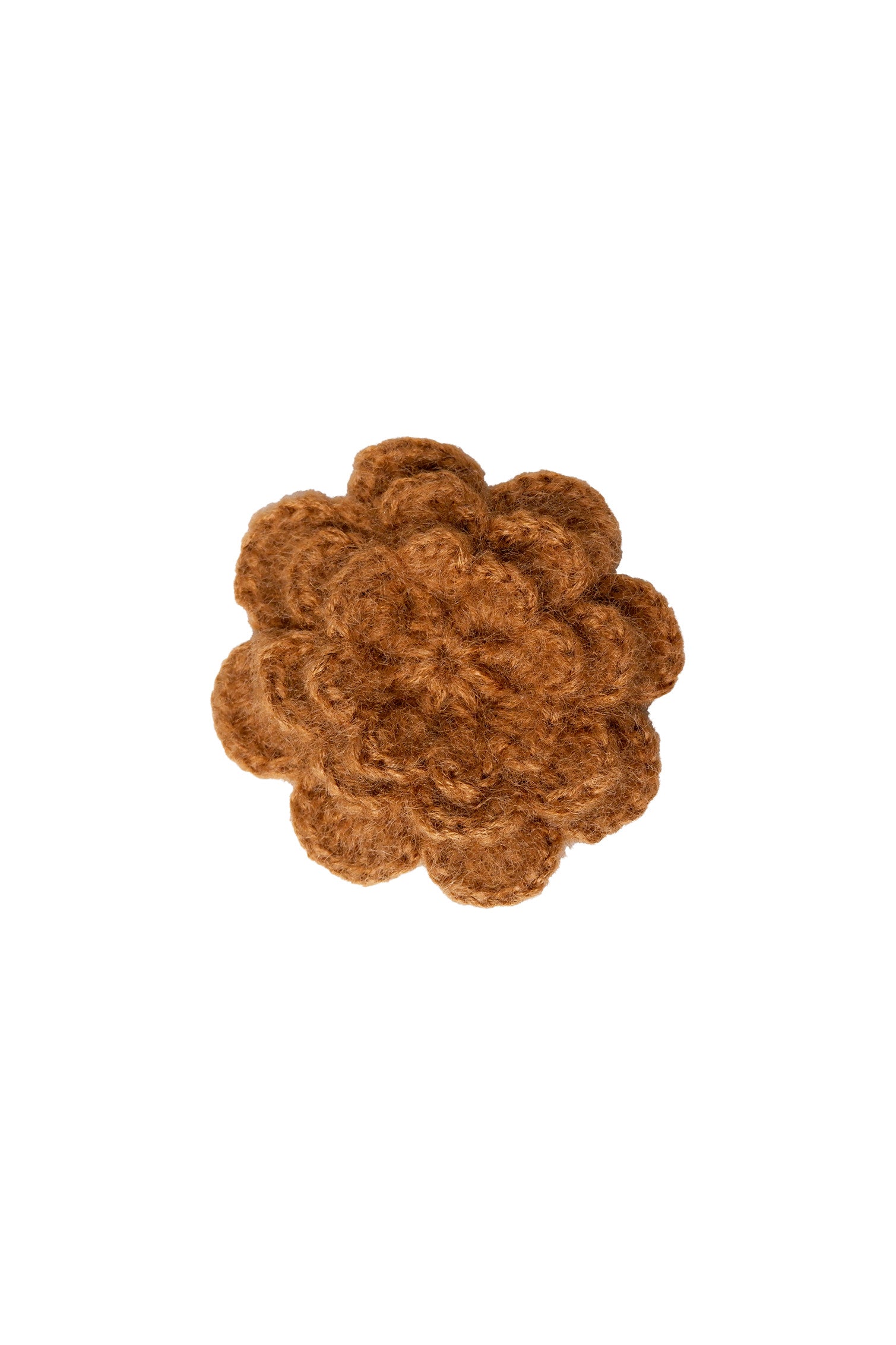 Black Colour - BcChrochet Flower Brooche i Frappe