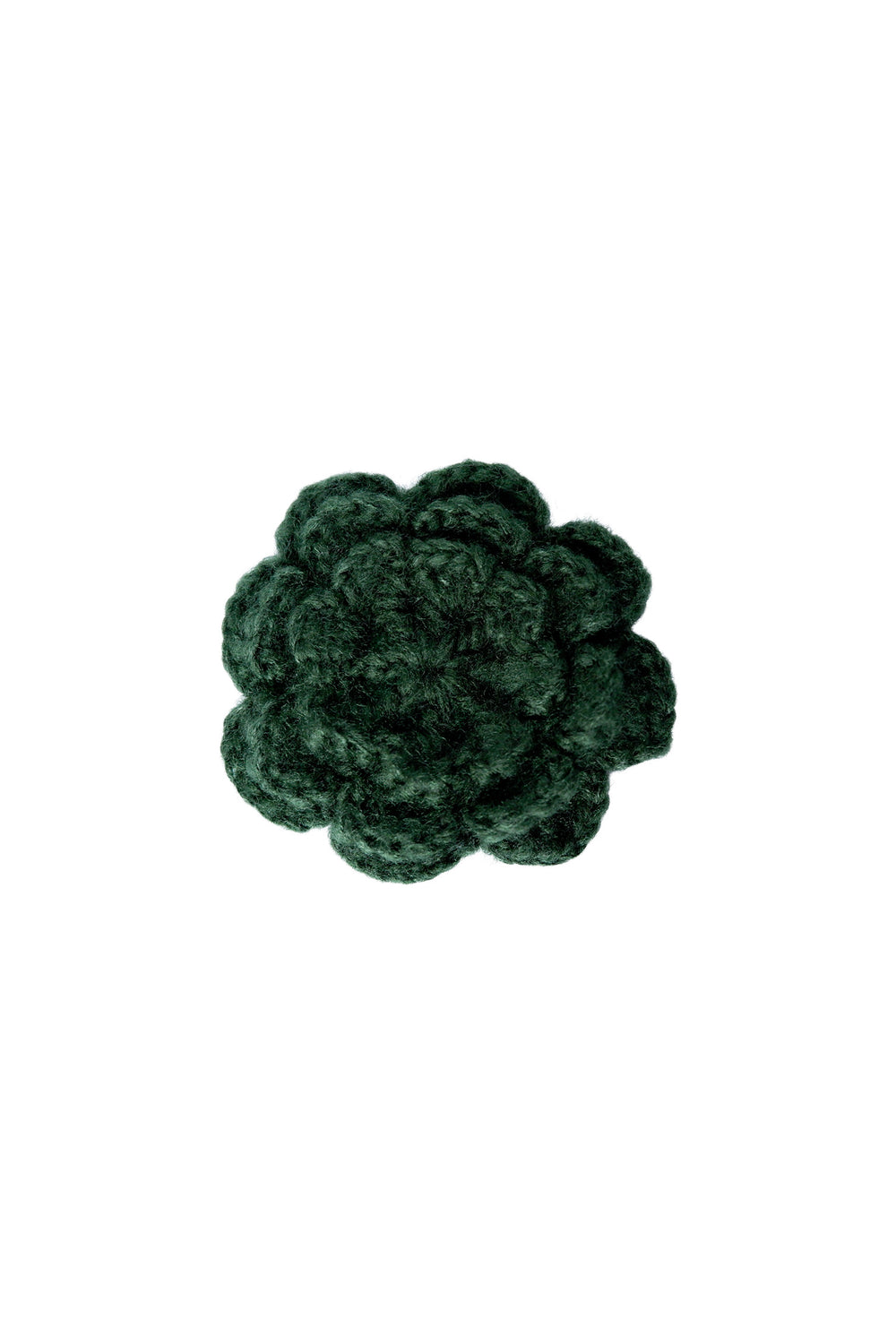 Black Colour - BcChrochet Flower Brooche i Grøn
