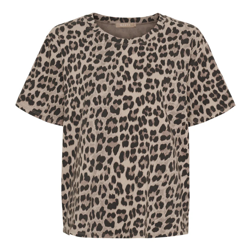 MARTA du château T-shirt - MdcEstrid T-shirts i Beige Camo