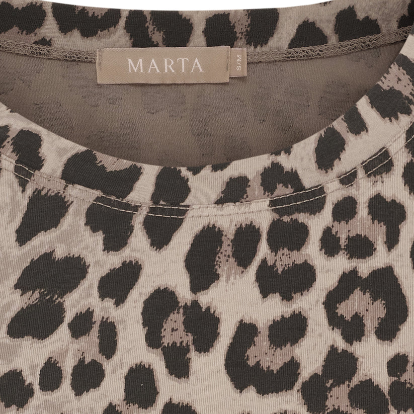 MARTA du château T-shirt - MdcEstrid T-shirts i Beige Camo