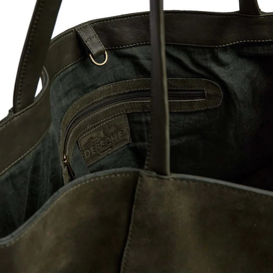 Depeche Shopper - 16982 Bilbao Shopper Taske i Army Green