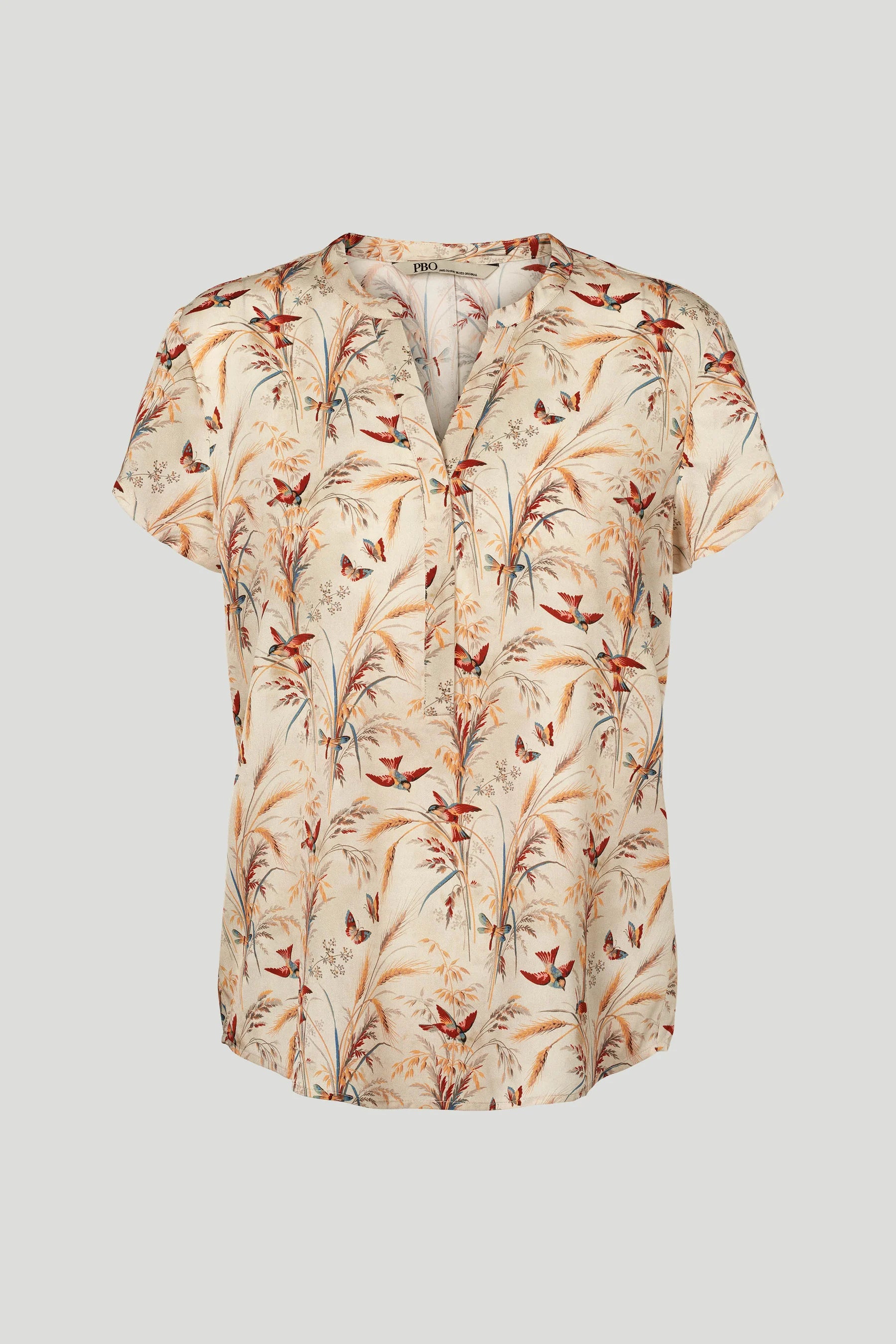 PBO Bluse - Blaine Top i Nature Print