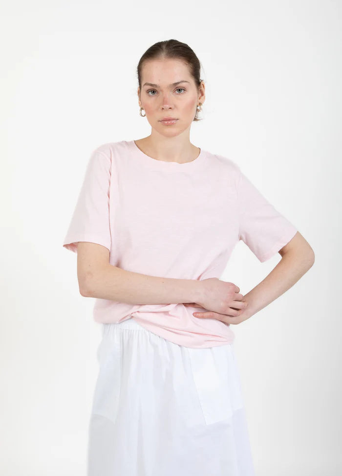 Coster Copenhagen T-shirt - CC-Heart Reguler T-shirt Rund Hals i Daisy Pink