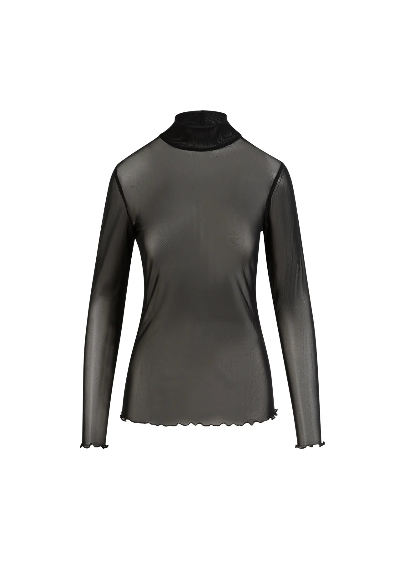 Coster Copenhagen Bluse - CC-Heart Eve Mesh Bluse i Sort